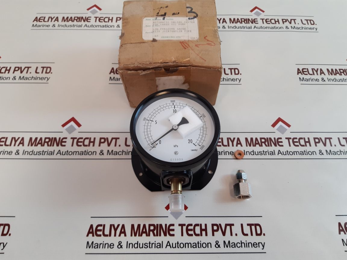 Nks low pressure gauge with joint & nylon pipe