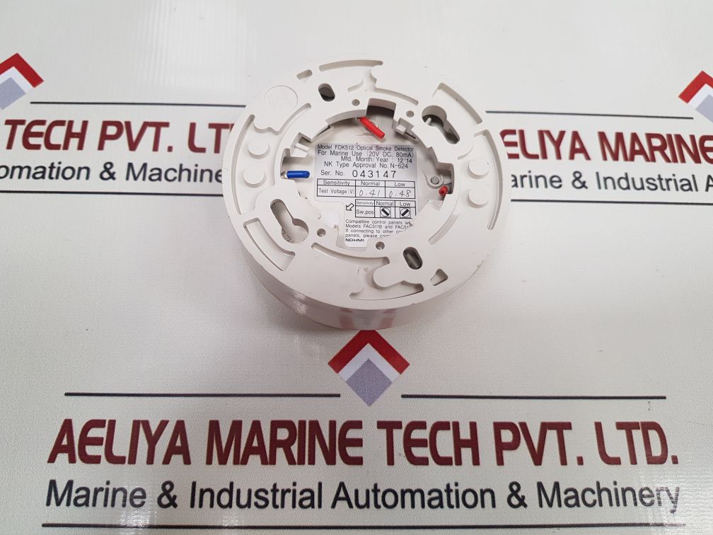 Nohmi Bosai Fdk512 80Ma Optical Smoke Detector
