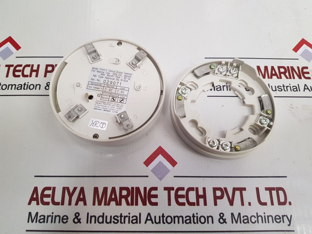 Nohmi Bosai Fdk512 Optical Smoke Detector