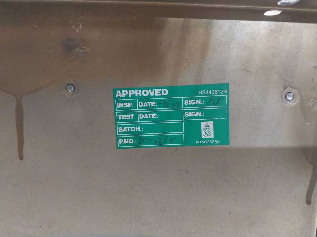 Nor Control Ssu 8810 Safety System Unit 24Vdc