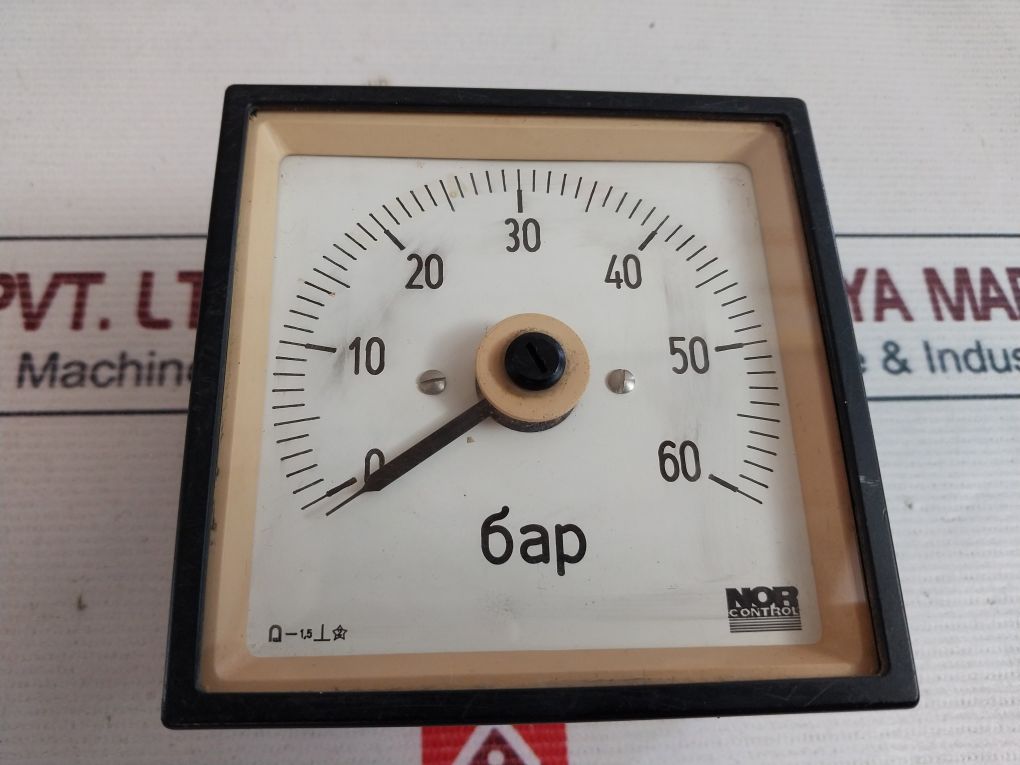 Norcontrol 0-60 Bar Meter