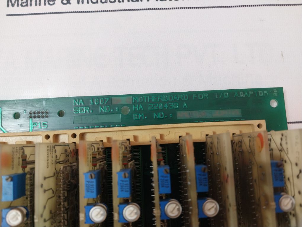 Norcontrol Na 1007 Motherboard For I/O Adaptor