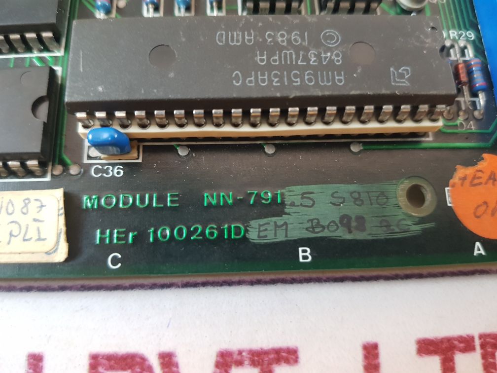 Norcontrol Nn-791 I/O Processor Card Her 100261D