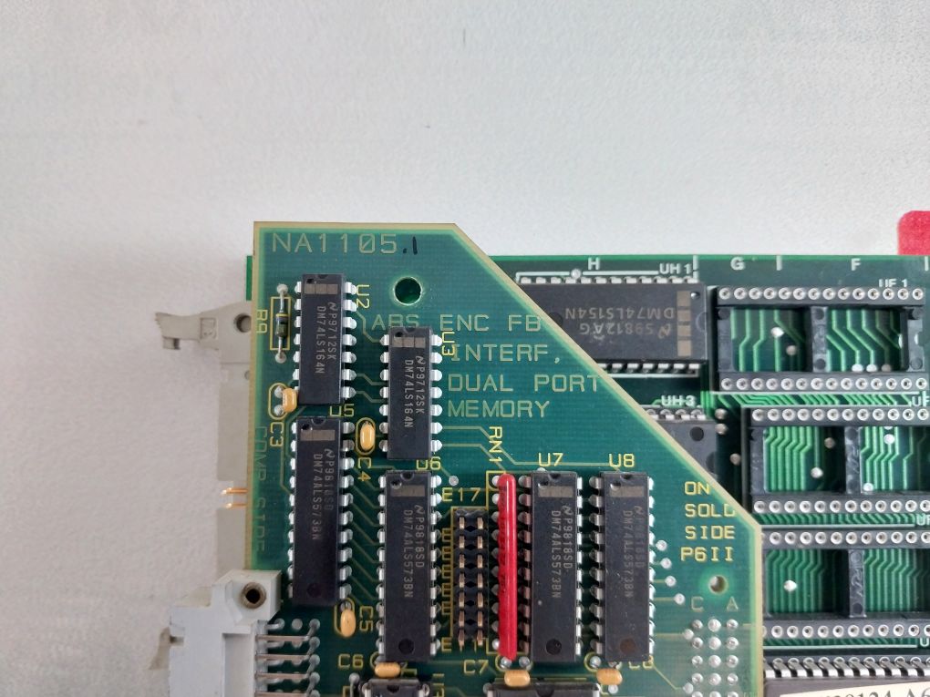 Norcontrol Nn-791 I/O Processor Card With Na1105.1 Nterf Dual Port Memory Card