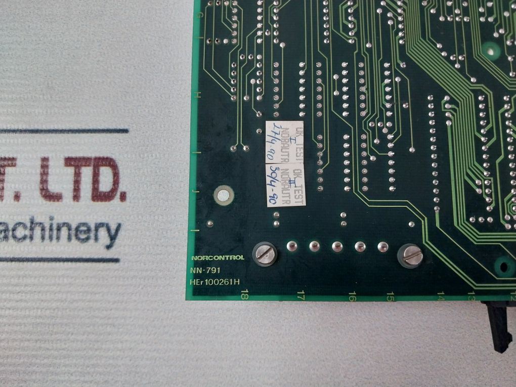 Nor Control Nn-791 I/O Processor Card Her 100261H