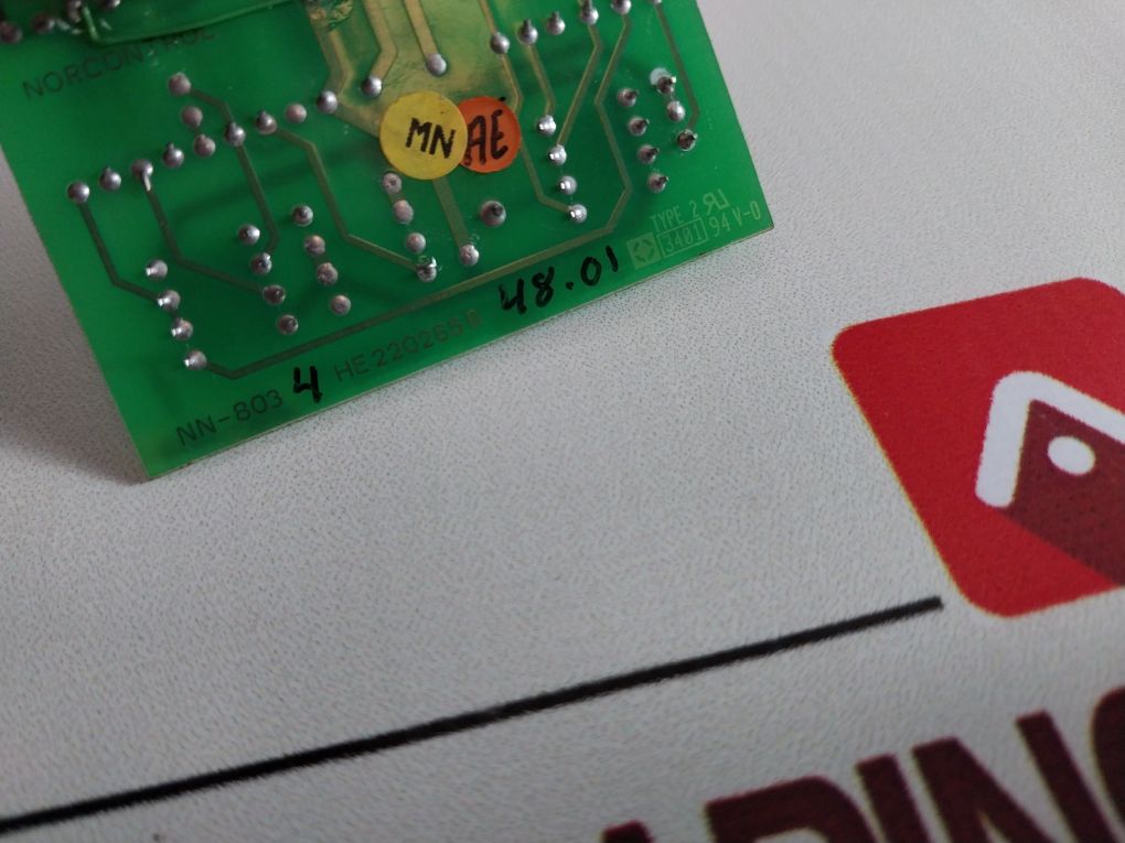 Norcontrol Nn-803.4 Analog Output Eco. Card He220265B