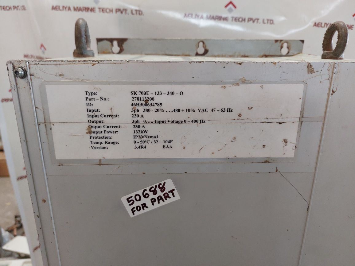 Nord Nordac 700E Sk 700E-133-340-o (Not Working)
