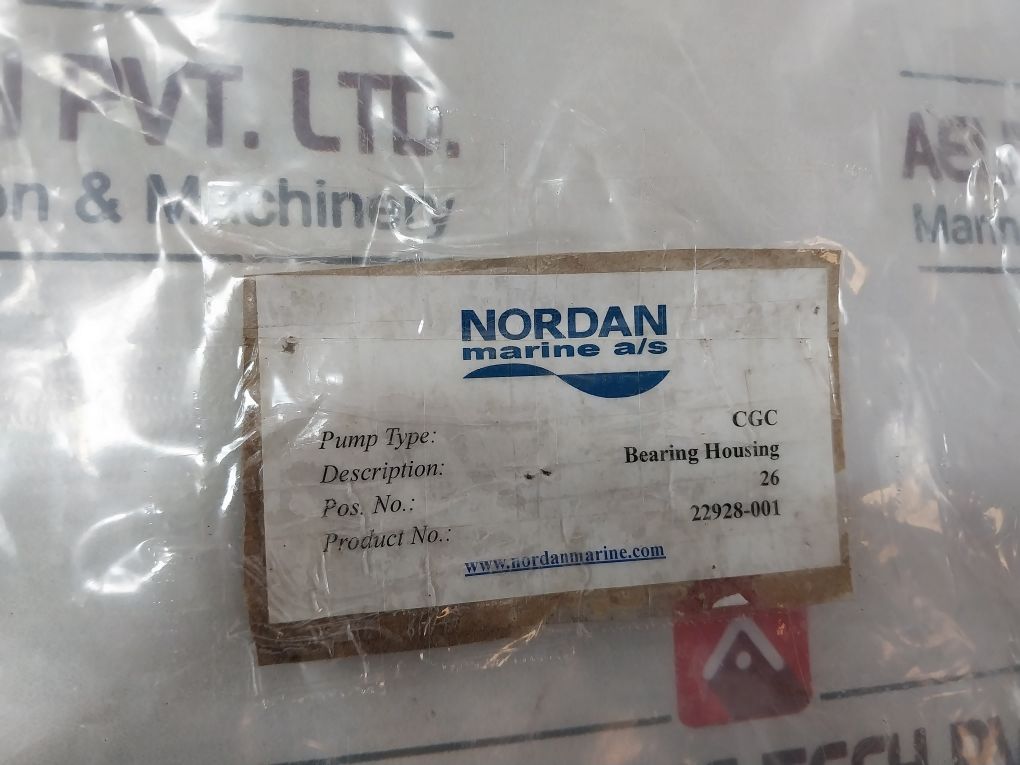 Nordan Cgc 22928-001 Bearing Housing