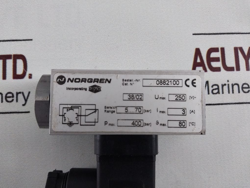 Norgren 0882100 38/02 Pressure Switch