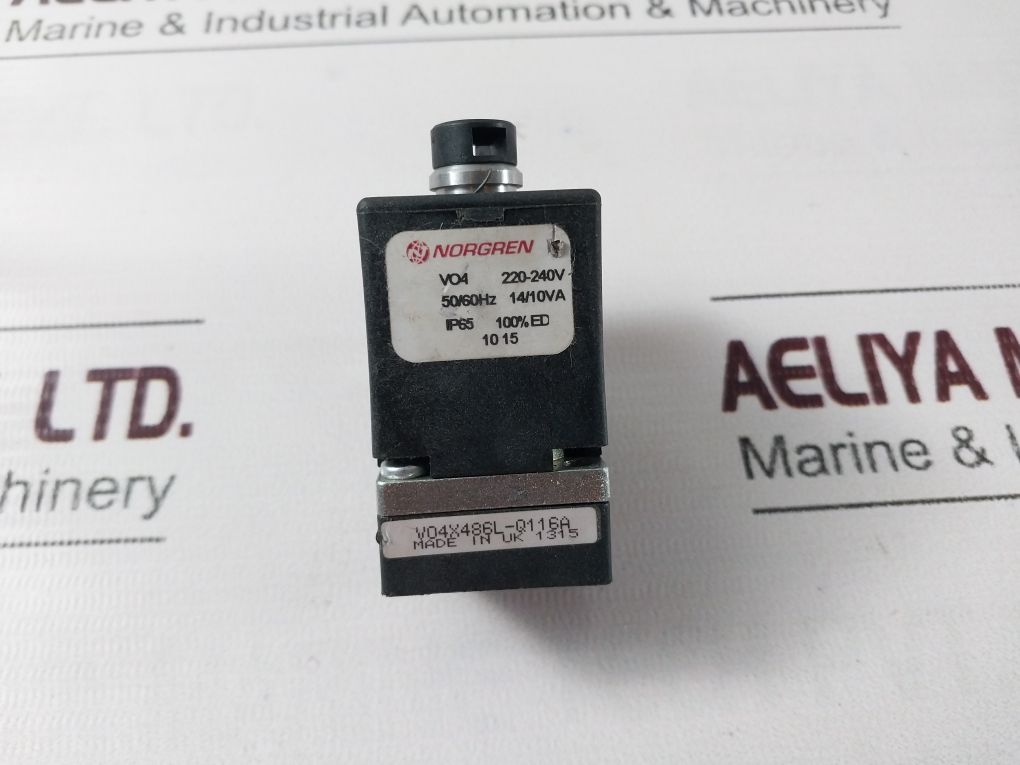 Norgren V04X486L-q116A 1315 Pneumatic Valve Assembly 220V 50/60Hz