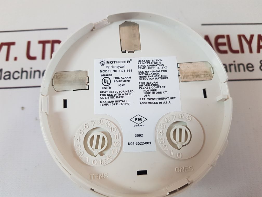 Notifier Fst-851 Addressable Heat Detector