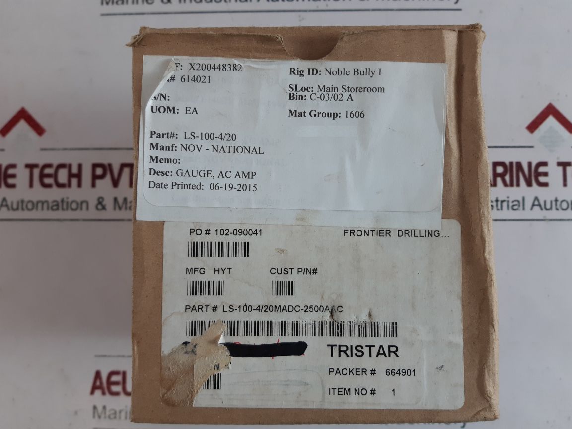 Nov Ls-110 4-20Ma Dc Ammeter 0 To 2500 Ac