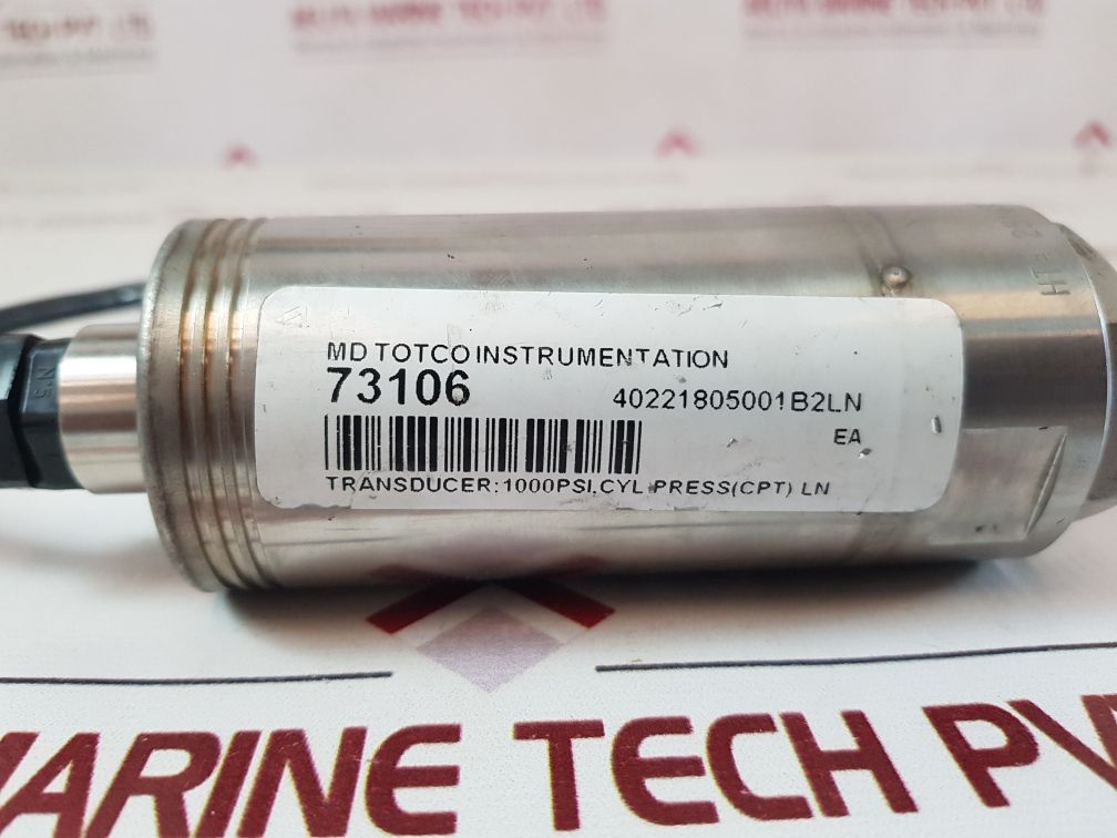 Nov Md Totco 40221805-001B2Ln Pressure Transducer