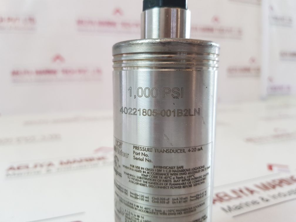 Nov Md Totco 40221805-001B2Ln Pressure Transducer