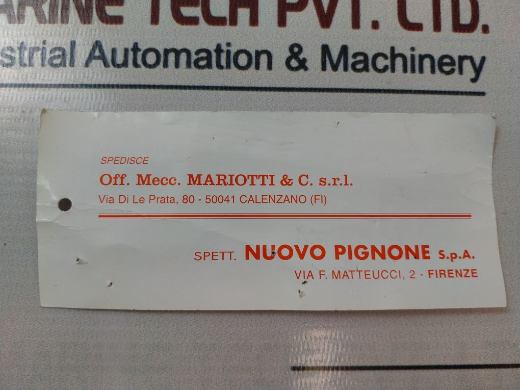 Nuovo Pignone Spr40753
