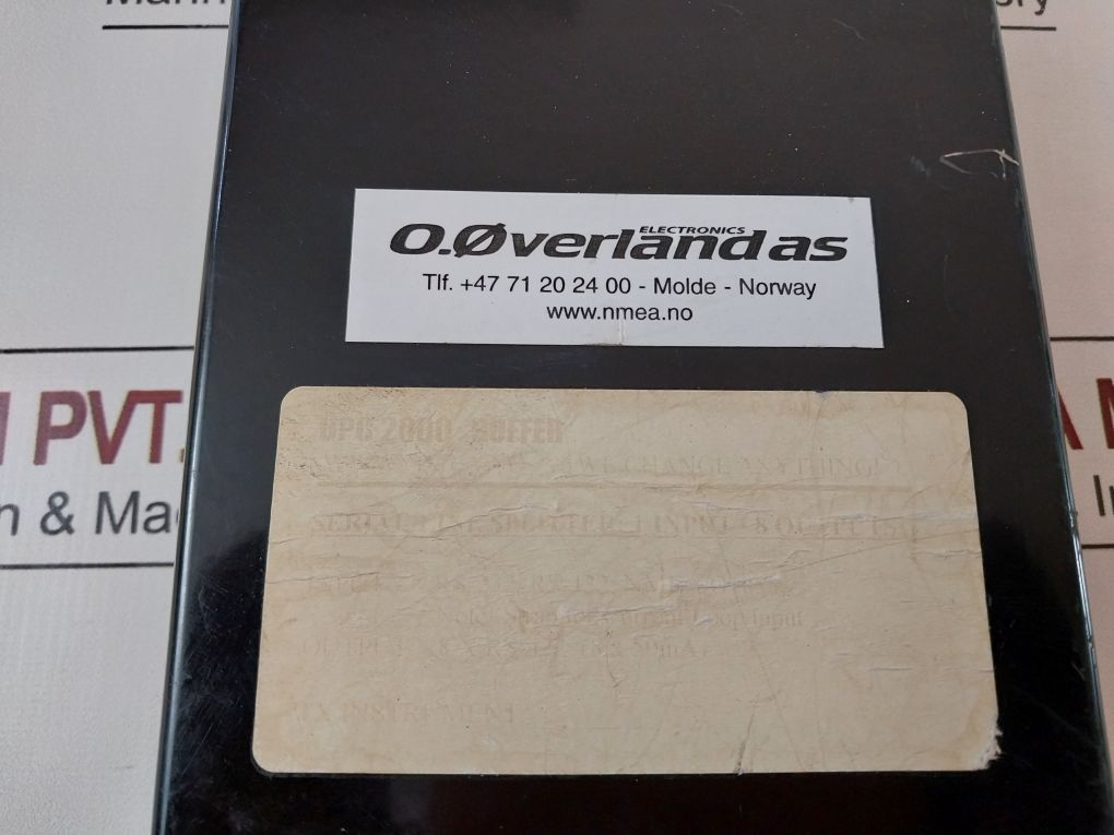 O.Overland Upc 2000 Buffer Universal Protocol Converter