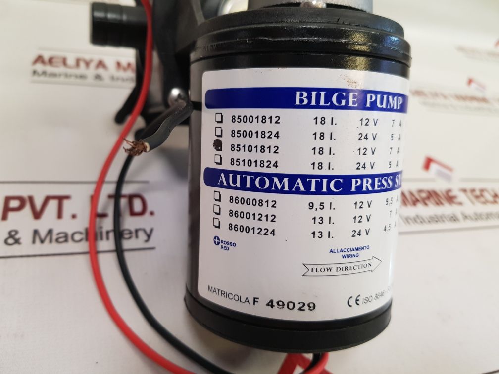 Ocean 85101812 Diaphragm Bilge Pump