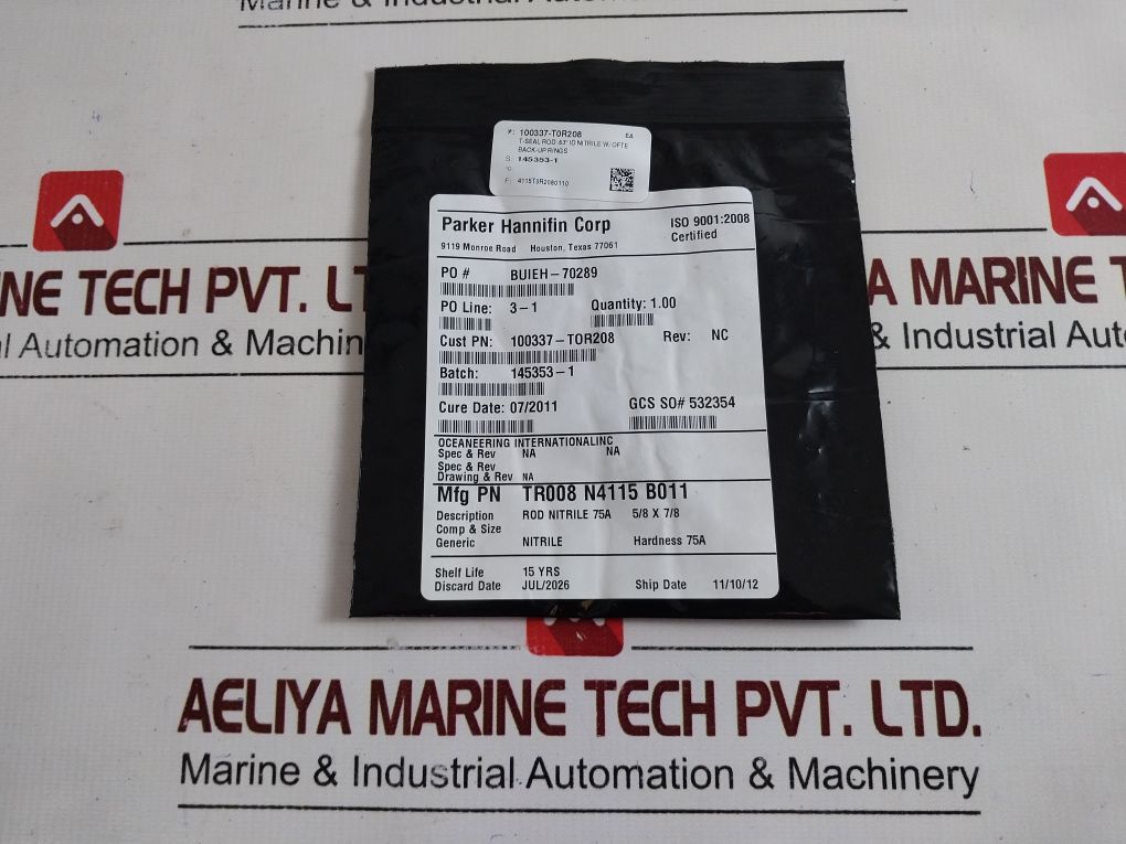 Oceaneering 0205578Rk Valve Repair Kit