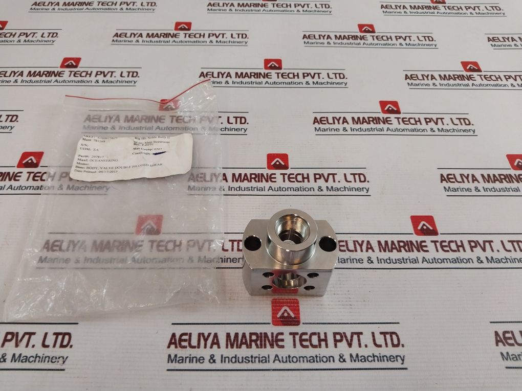 Oceaneering 0297817-a Body Valve Double Piloted Shear