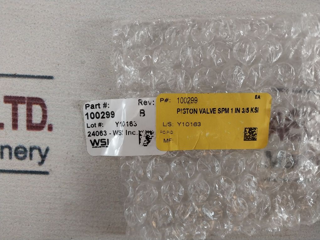 Oceaneering 100818-rk Valve Repair Kit