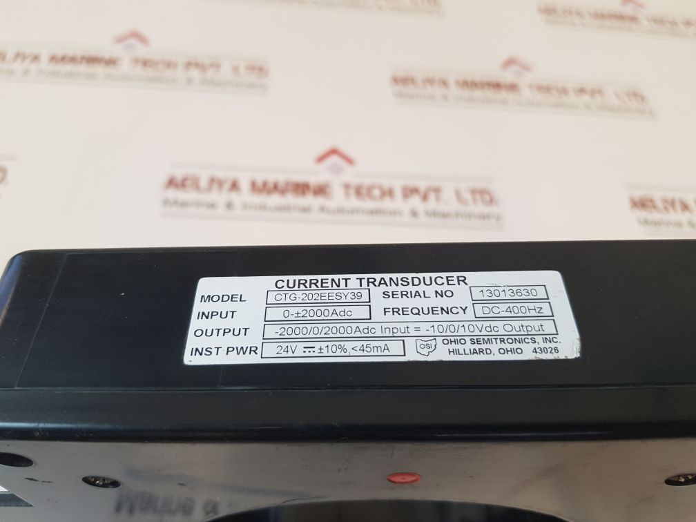 Ohio Semitronics Ctg-202Eesy39 Current Transducer
