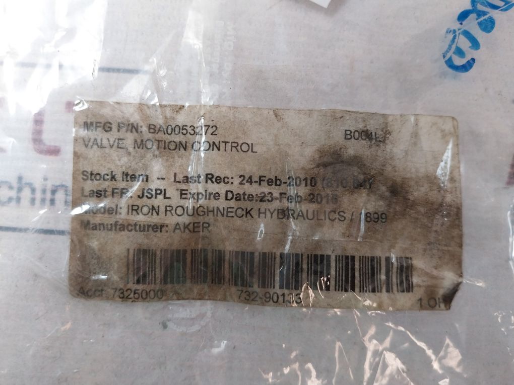 Oil Control 057147370220000 45/08 Motion Control Valve
