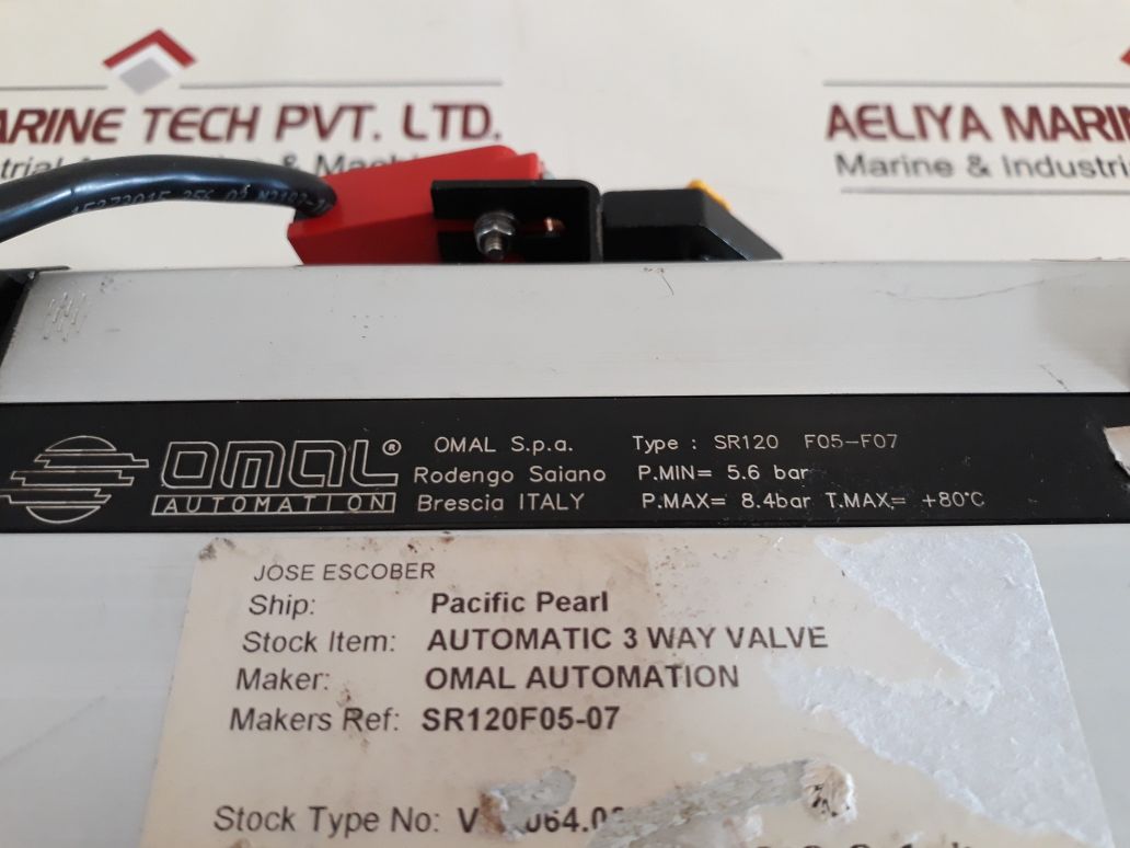 Omal Automation Sr120 F05-f07 Actuated Butterfly Valve