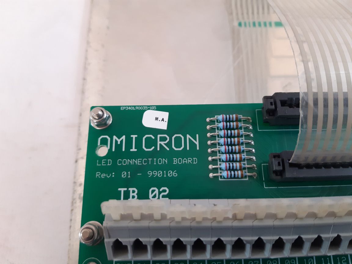 Omicron Je109020 Overfill Alarm System Rev: 01-990106