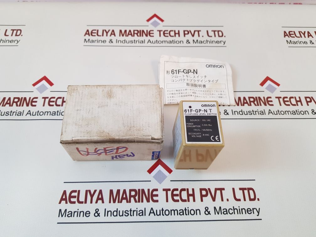 Omron 61F-gp-nt Floatless Level Switch 100V Ac 50/60Hz , 100 Vac