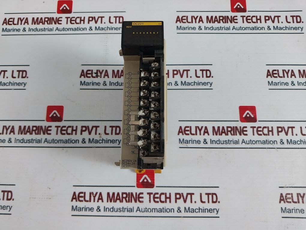 Omron Cqm1-oc221 Plc Analog Output Module