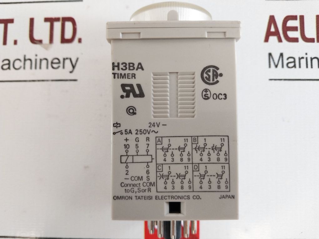 Omron H3Ba Timer 0 To 10 Hrs