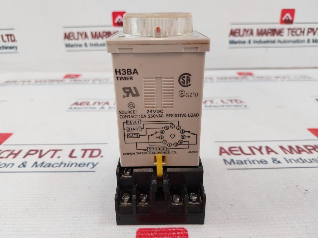 Omron H3Ba Timer 0-1.0 Sec 24Vdc