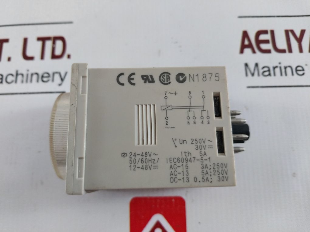 Omron H3Cr-a8 Timer 0.05S-300H 24-48Vac