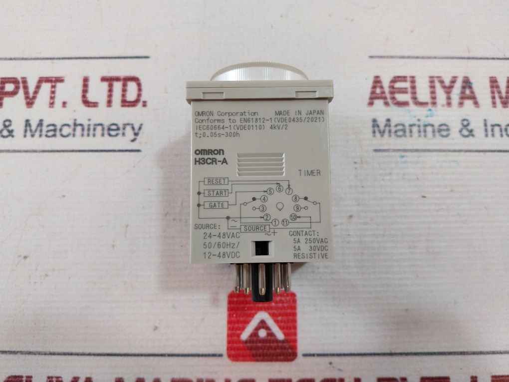 Omron H3Cr-a Timer 0-1.2 Min 50-60Hz