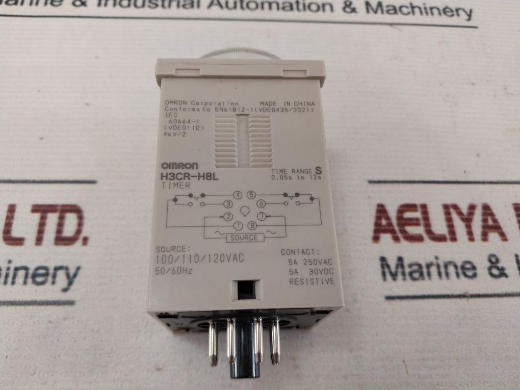 Omron H3Cr-h8L Power Off Delay Timer 0-12 Sec
