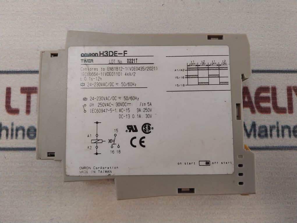 Omron H3De-f Timer 0.1S-12H