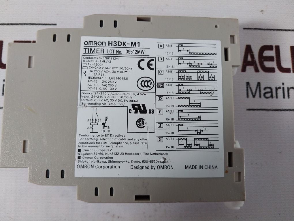 Omron H3Dk-m1 Multifunction Timer 0.1S-1200H