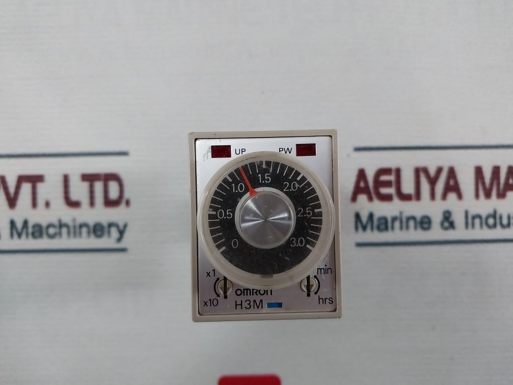 Omron H3M Timer 0 To 3.0 100/110/120Vac 50/60 Hz