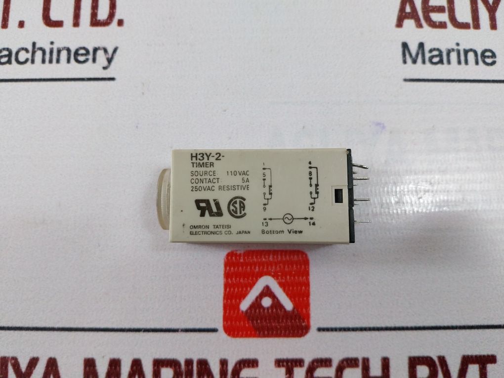 Omron H3Y-2 Timer 110 Vac