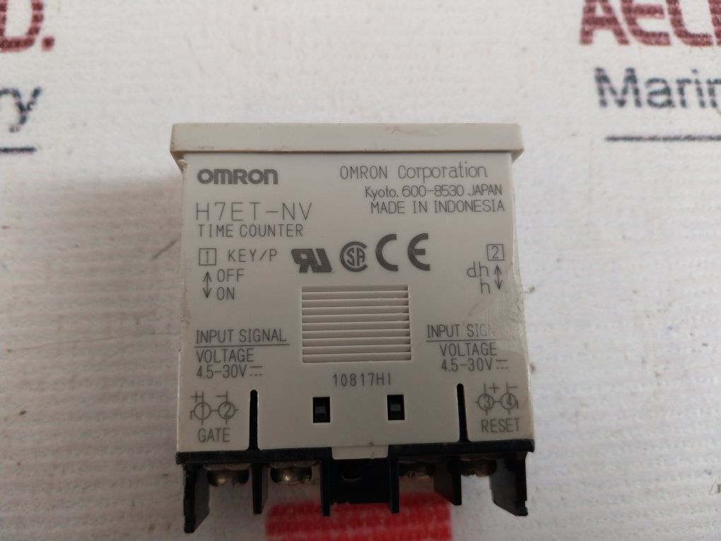 Omron H7Et-nv Time Counter 10817Hi