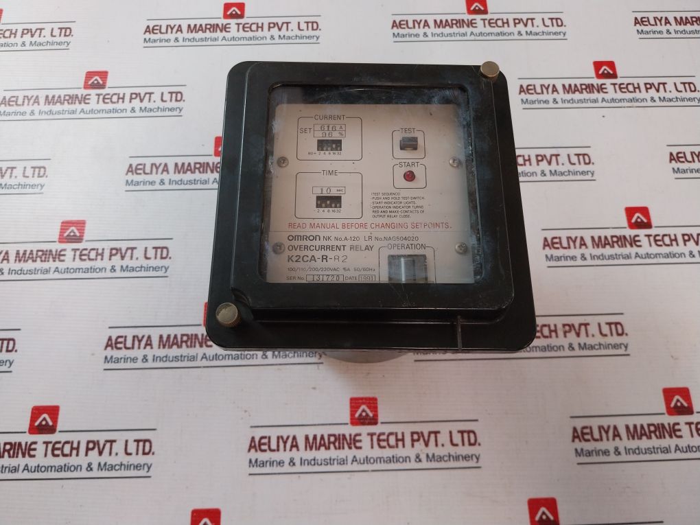 Omron K2Ca-r-r2 Overcurrent Relay