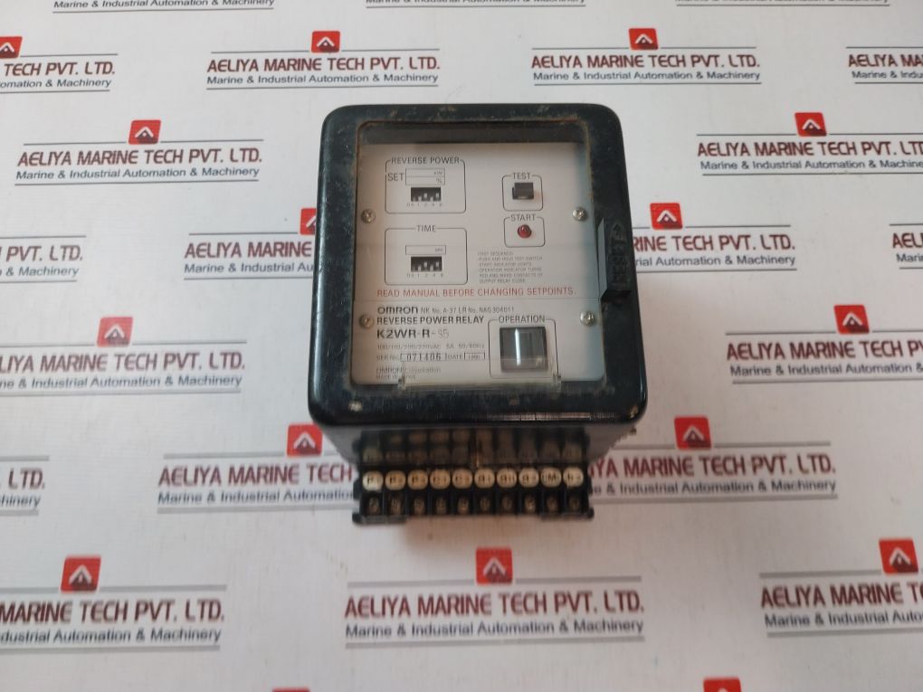 Omron K2Wr-r-s5 Reverse Power Relay 100110200220Vac 5A 5060Hz