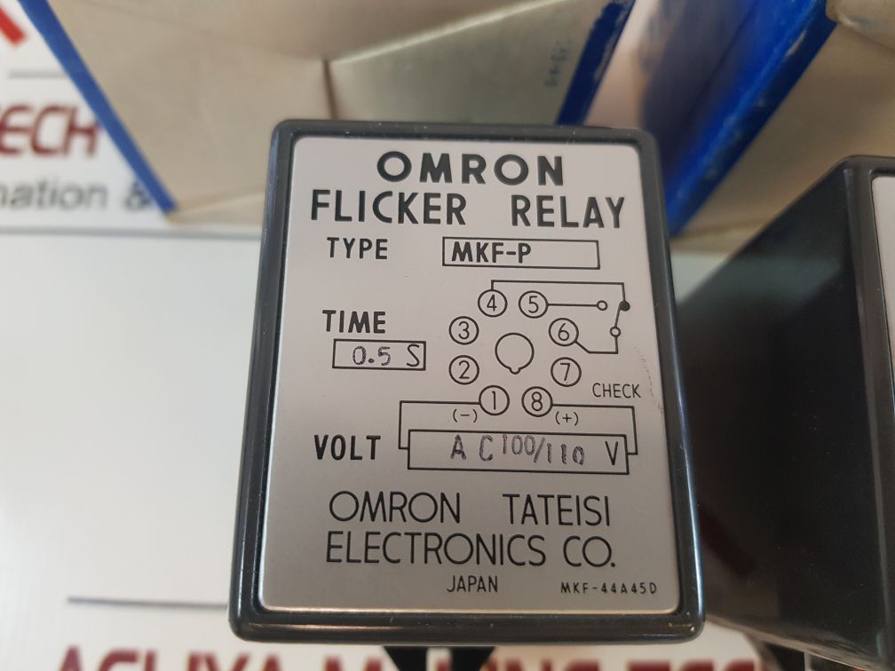Omron Mkf-p Flicker Relay Ac100110V,0.5Sv