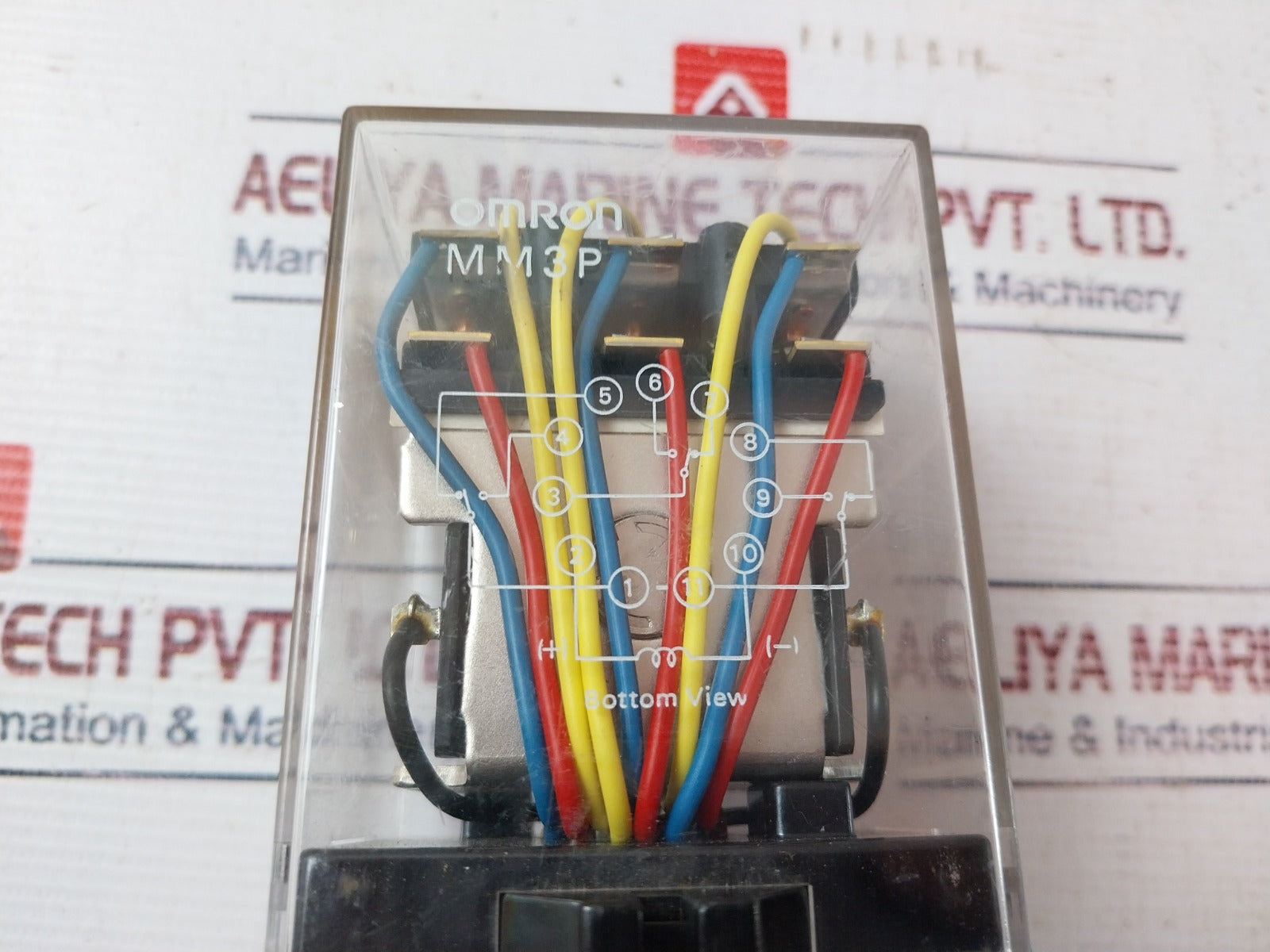Omron Mm3P Power Relay 200/220V Dc