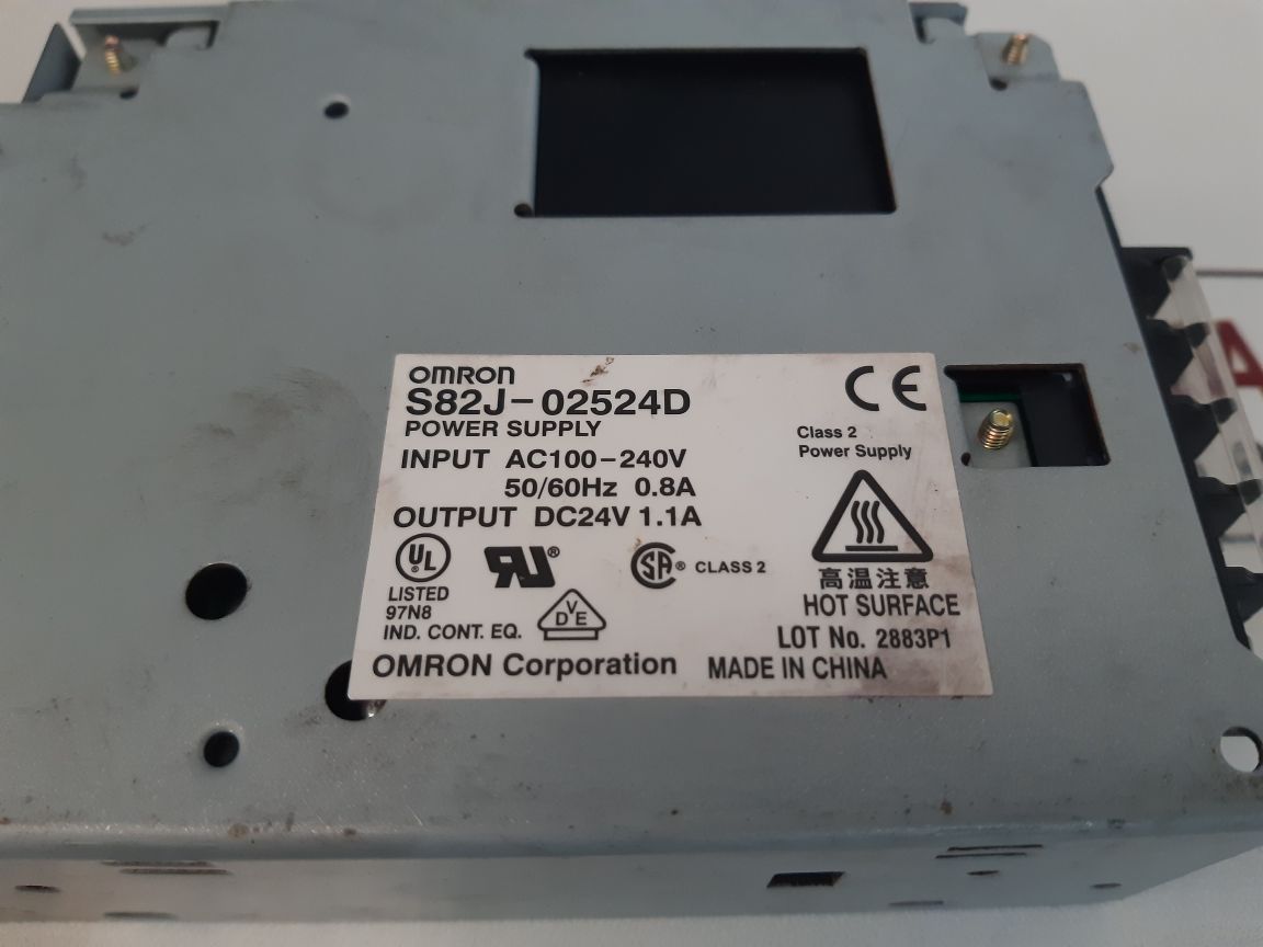 Omron S82J-02524D Power Supply 50/60Hz