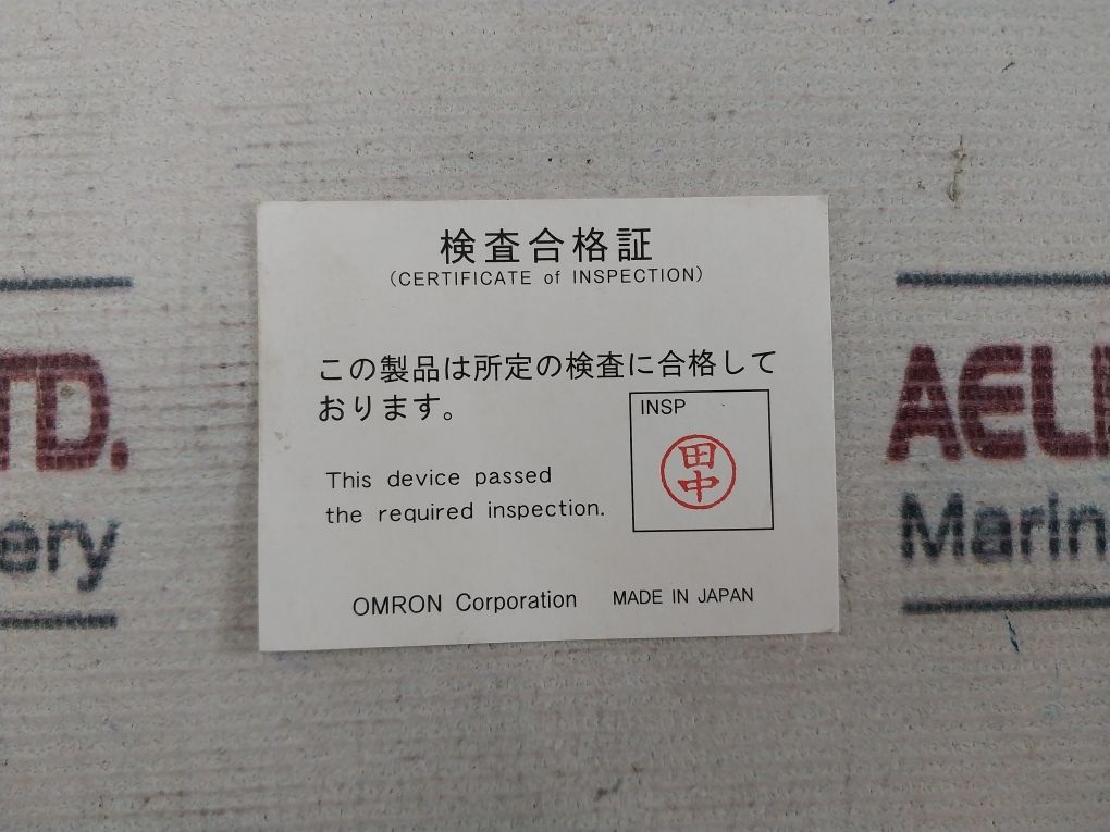 Omron Sdv-fh6 Voltage Sensor 110Vac