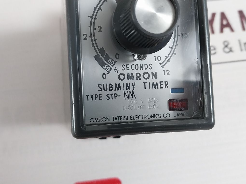 Omron Stp-nm Subminy Timer 0 To 10 Seconds 60Hz