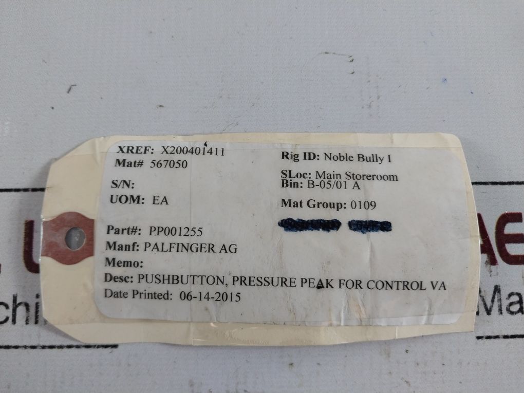 Palfinger Ev-174 Relief Valve