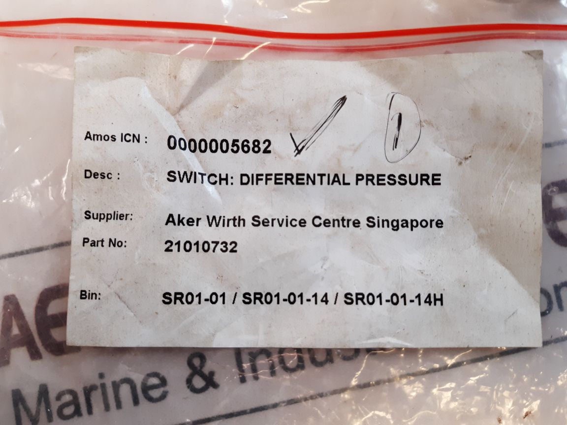 Pall Rc861Cz093Hssyt Differential Pressure Switch Set