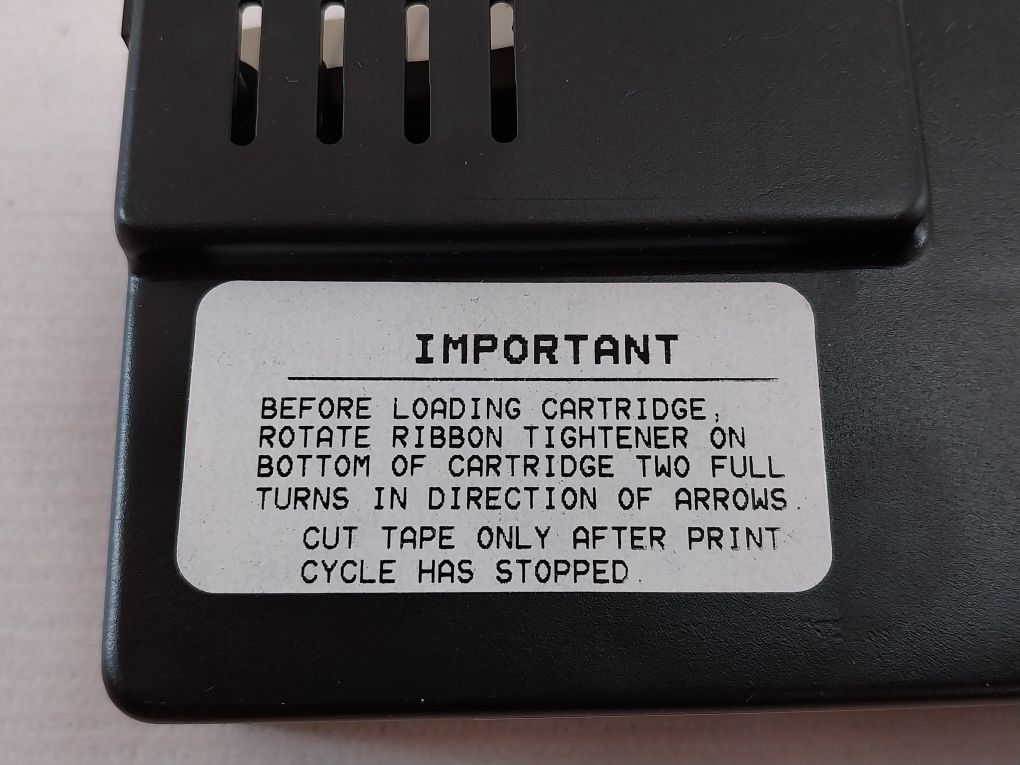 Panduit Ls5-533 Black On White Industrial Supply Cartridge